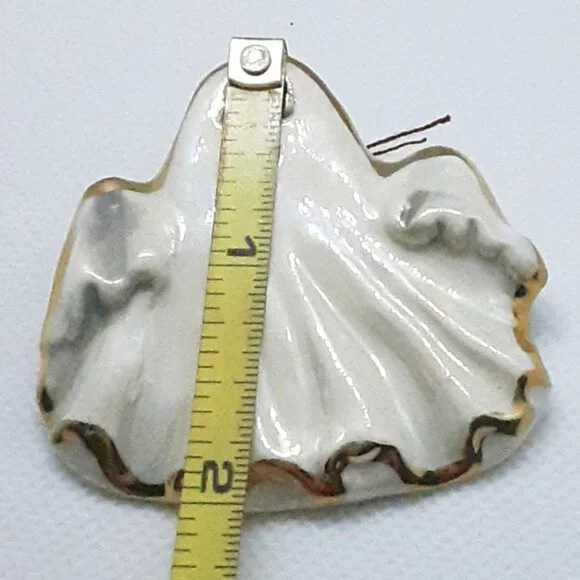 NEW Collectable Prosperity 22kt gold trimmed ceramic ghost pin - Picture 8 of 12